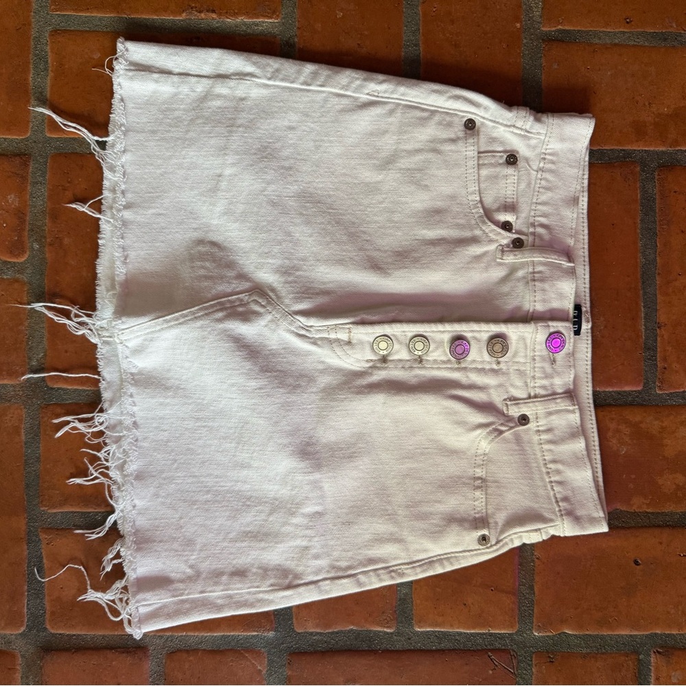 White Denim Women's Shorts